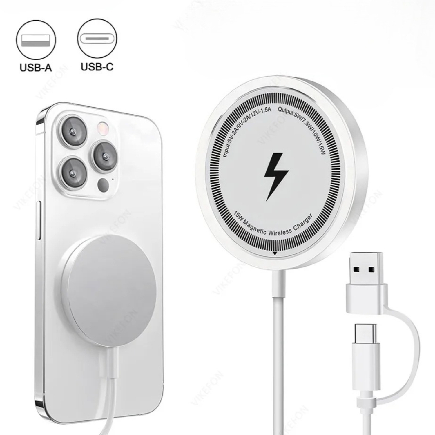 Smart Glasses Magnetic Charging Cable - Für MagSafe Kabelloses Ladegerät Telefon-Ladestation Magnetische