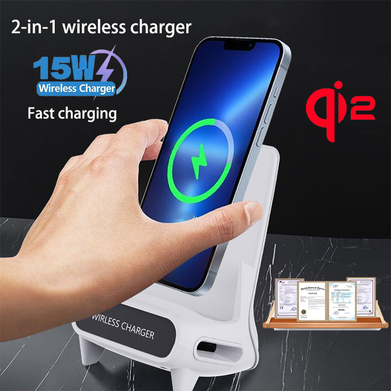 Smart Glasses Magnetic Charging Cable - 15W Tragbares Kabelloses Ladegerät für Stühle,