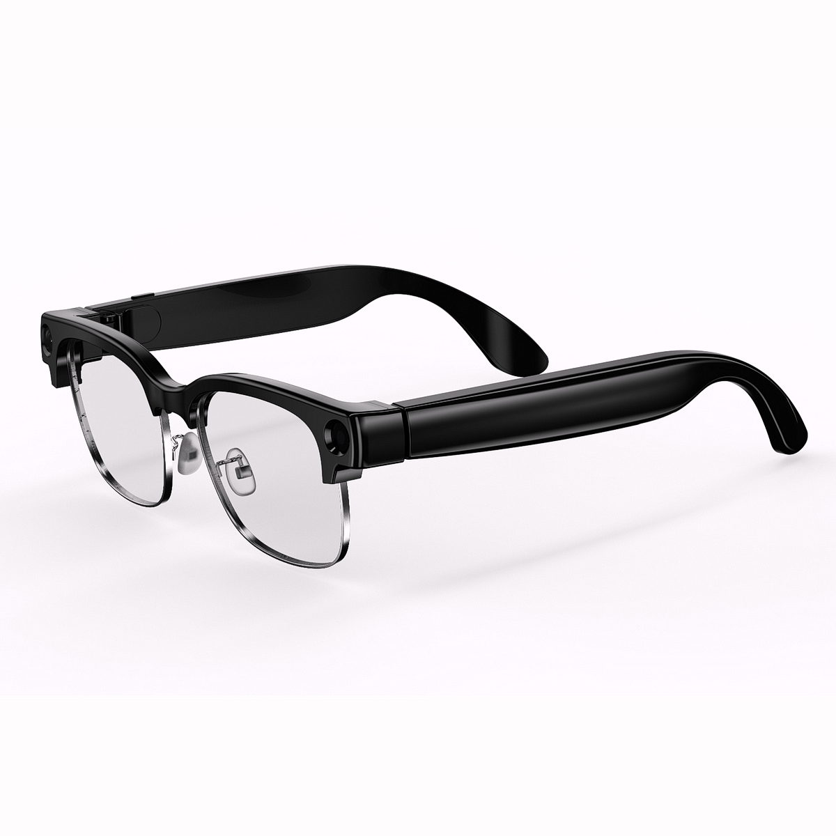Smart Audio Glasses Touch Control - T200B KI-Smart-Brille mit 8MP-Kamera, Bluetooth-Audio, Open-Ear-Touch-Steuerung,