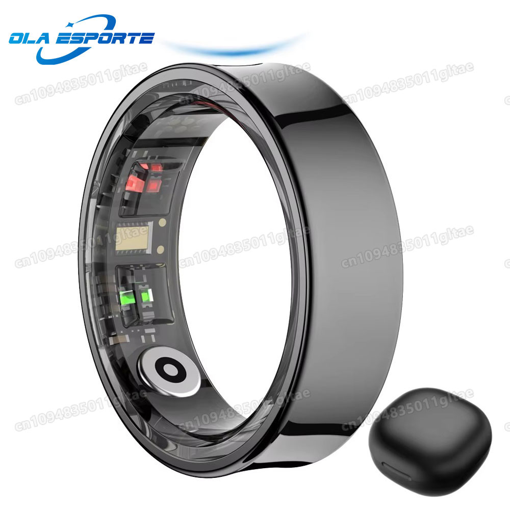 Smart Ring Health Tracker Blood Oxygen - R10 Smart Ring mit Ladehülle für