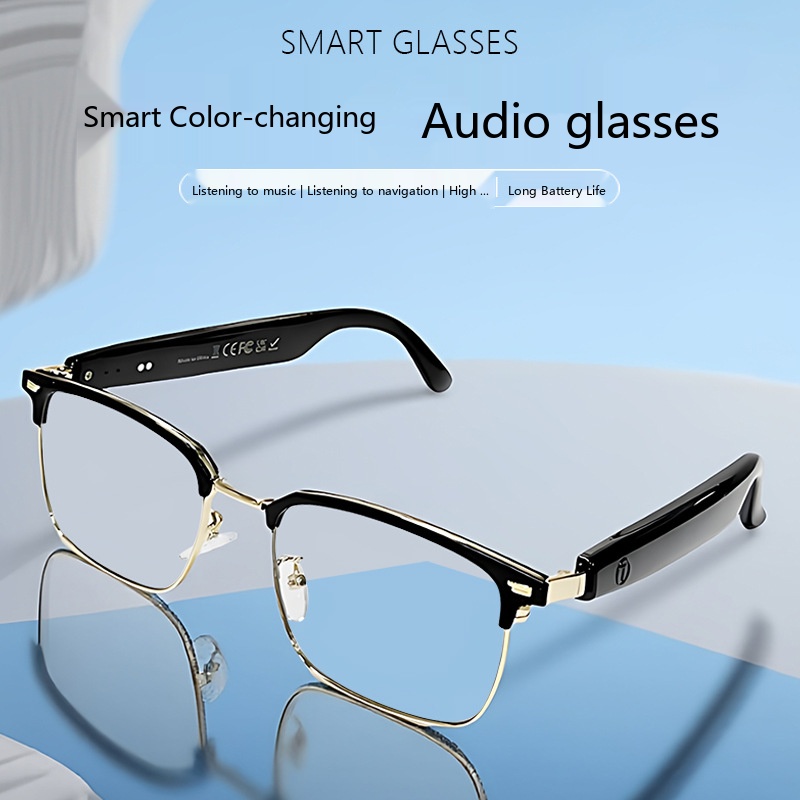 Blue Light Blocking Smart Audio Glasses - Intelligente Audio-Bluetooth-Brille mit Blaulichtfilter und KI-Übersetzung