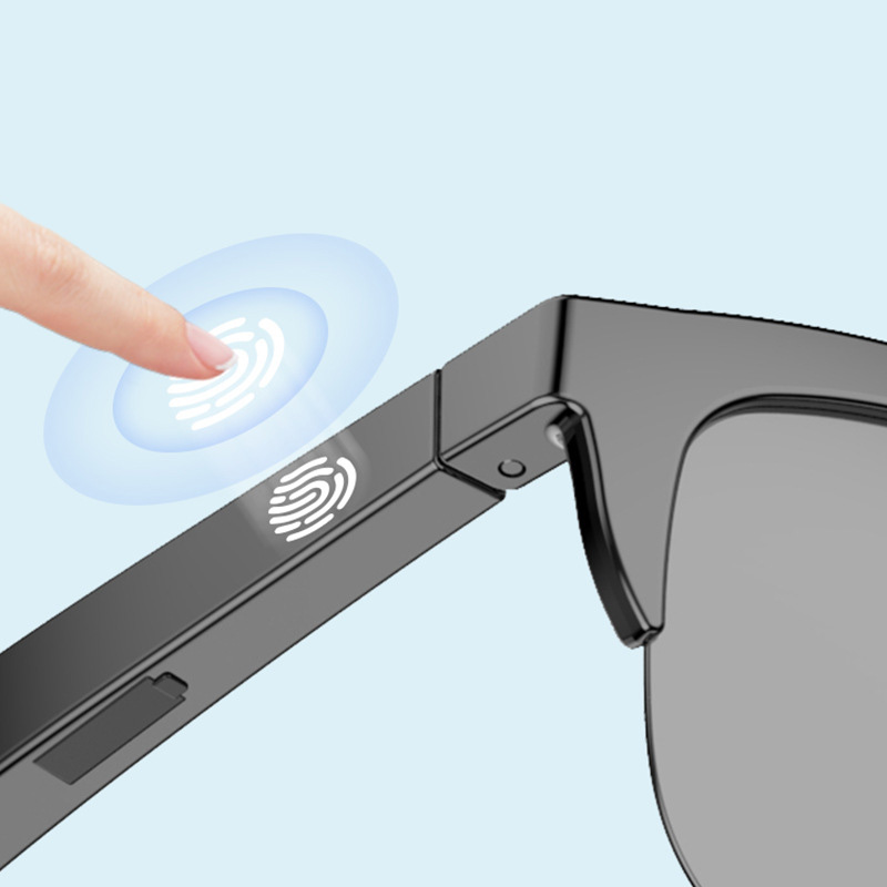 Bone Conduction Sunglasses Sports - Lenovo Kabellose Smart-Brille mit Touch-Steuerung, intelligente