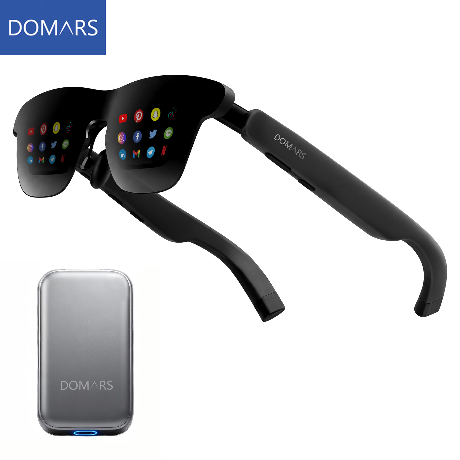 Ar Smart Glasses Display Micro Oled - Domars GT Smart AR-Brille mit Magic