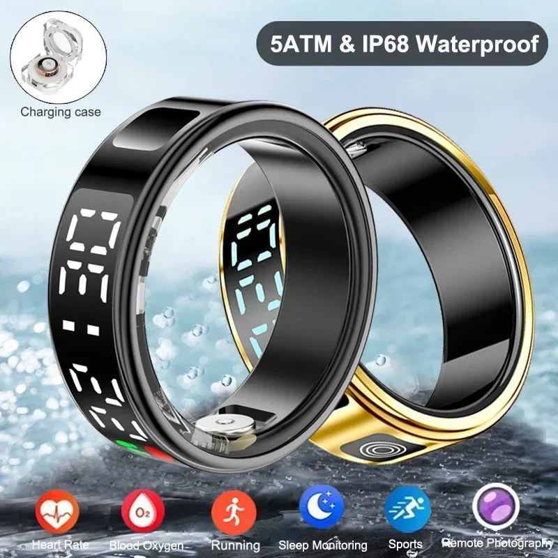 Smart Ring Health Tracker Blood Oxygen - Smart Ring Für Männer Frauen Multifunktionale