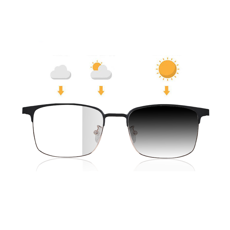 Photochromic Smart Sunglasses Audio - 2025 Atmosphärische Photochrome Smart-Brille mit Magnetischem