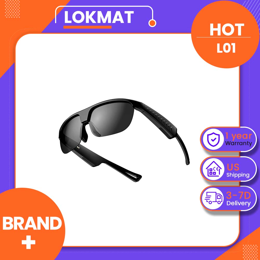 Smart Sunglasses Open Ear Music Calls - LOKMAT L01 Smart Bluetooth-Brille, Open-Ear Audio-Sonnenbrille