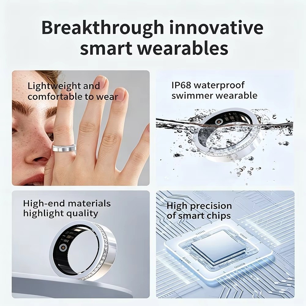 Diamant-Smart-Ring Diamantbese – Smart Ring Health Tracker Blood Oxygen Bewertung und Preis