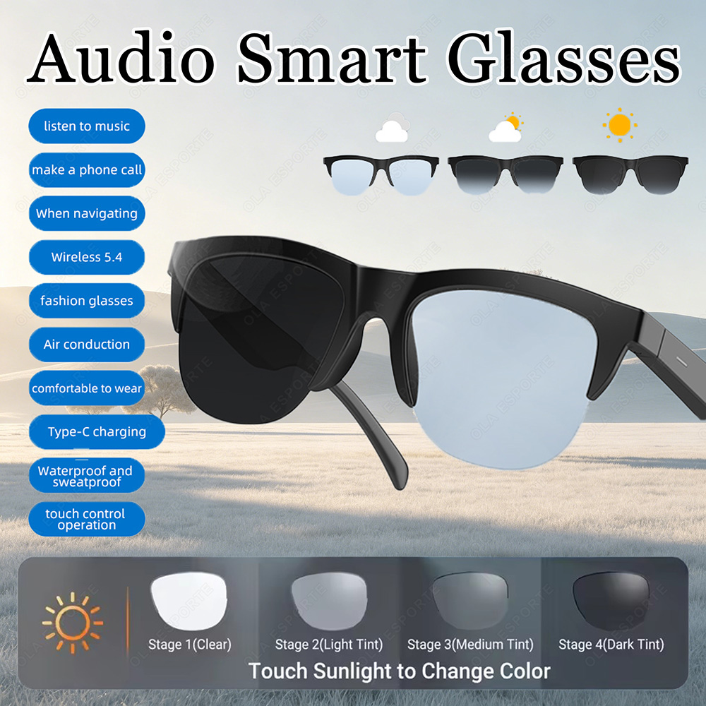 Intelligente Brille, photochro – Smart Audio Glasses Touch Control Bewertung und Preis