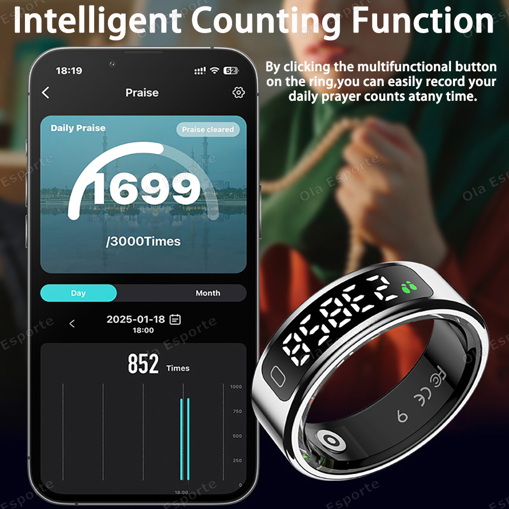 Smart Ring mit Ladeetui, Musli – Smart Ring Health Tracker Blood Oxygen Bewertung und Preis