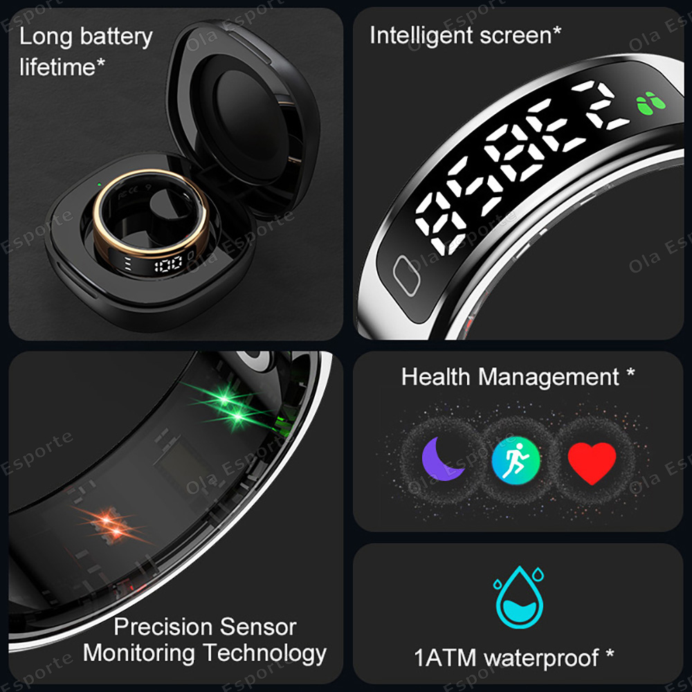 Smart Ring mit Ladeetui, Musli – Smart Ring Health Tracker Blood Oxygen Bewertung und Preis