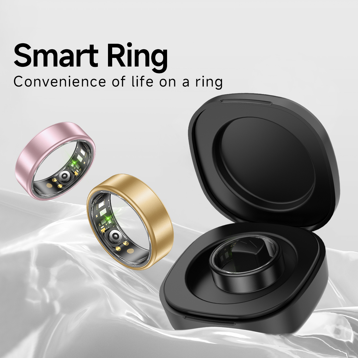 Neuester Smart Ring für Männer – Smart Ring Health Tracker Blood Oxygen Bewertung und Preis