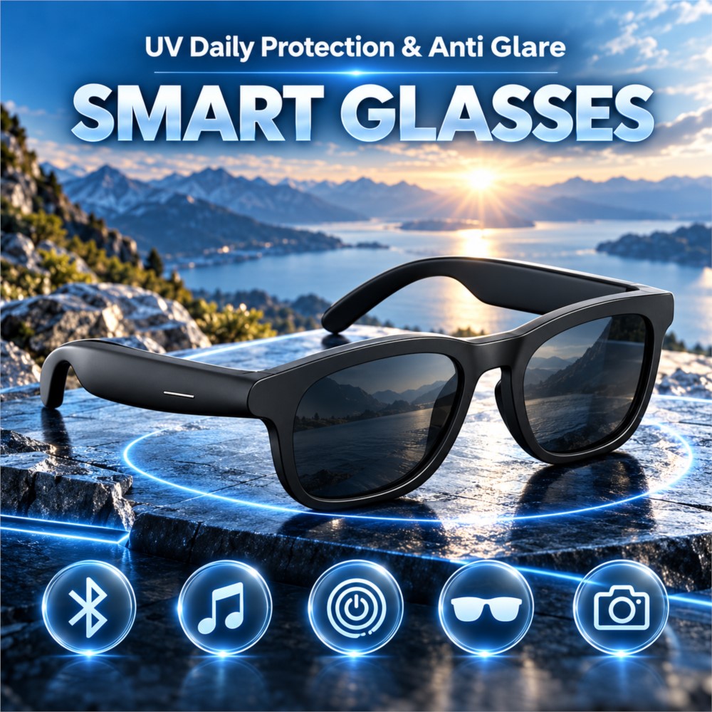 Intelligente Audio-Brille, Blu – Smart Audio Glasses Touch Control Bewertung und Preis