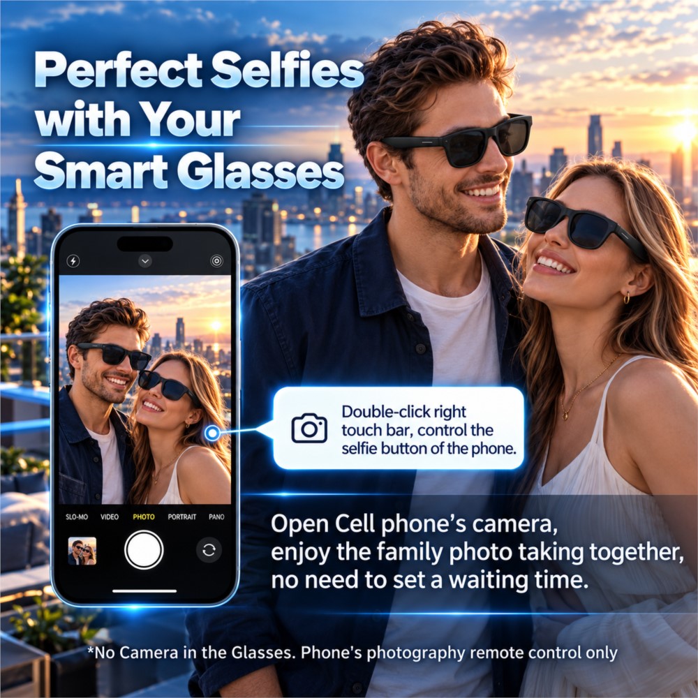 Intelligente Audio-Brille, Blu – Smart Audio Glasses Touch Control Bewertung und Preis