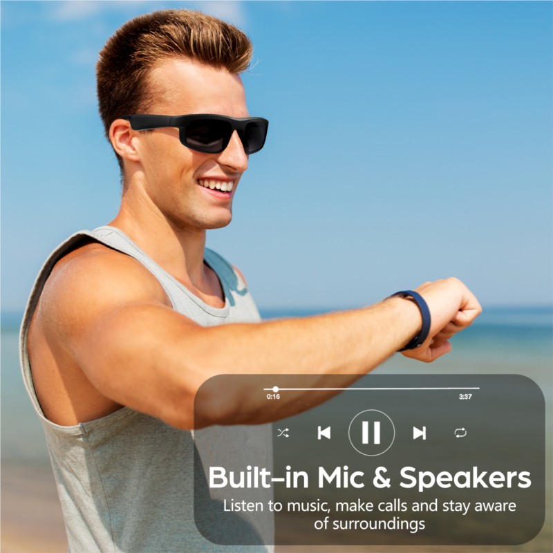 Echowear Smart Bluetooth-Brill – Bone Conduction Sunglasses Sports Bewertung und Preis
