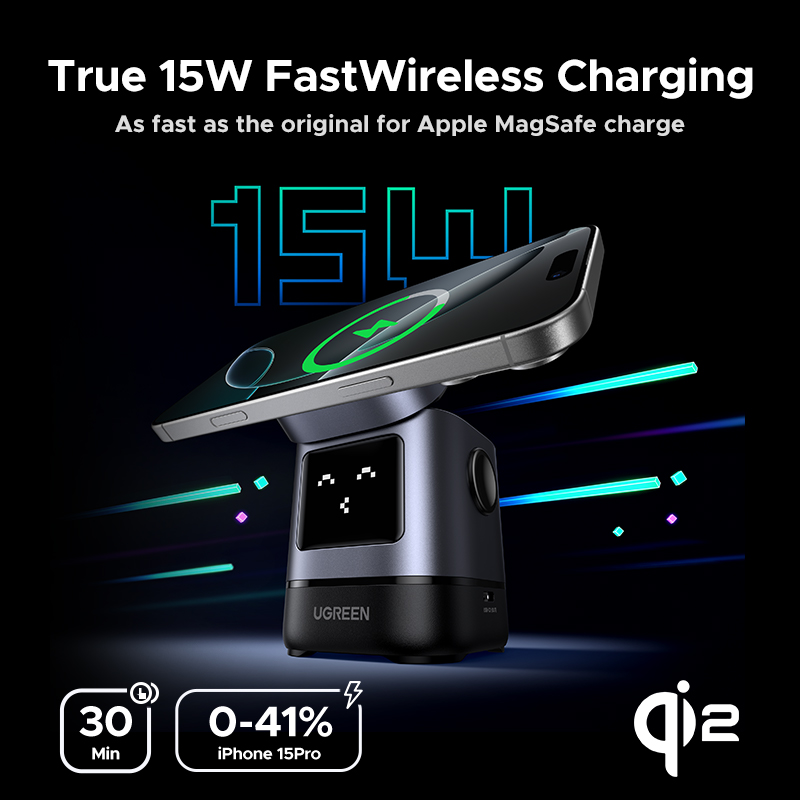 UGREEN UNO Qi2 15W Magnetische – Smart Glasses Magnetic Charging Cable Bewertung und Preis