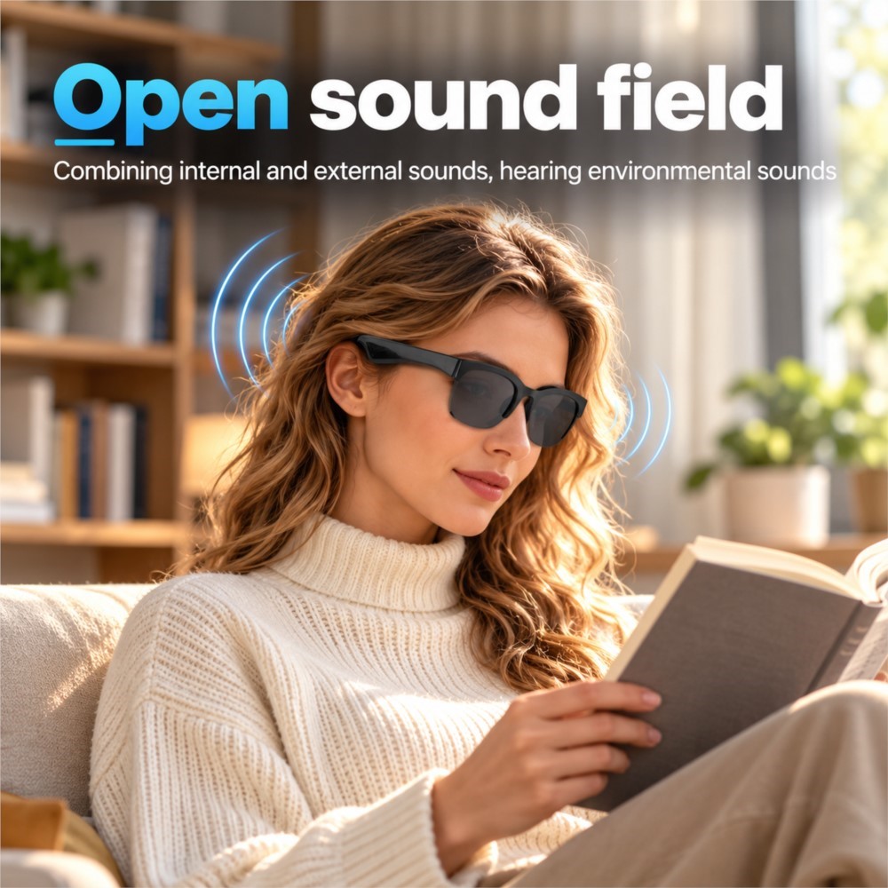 Neue Smart-Brille mit kabellos – Smart Audio Glasses Touch Control Bewertung und Preis