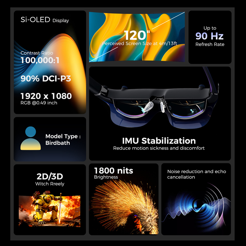Großhandel Pocket TV AR-Brille – Ar Smart Glasses Display Micro Oled Bewertung und Preis