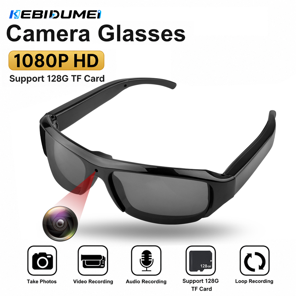 KEBIDUMEI Kamera-Brille 1080P  – Smart Glasses Camera Video Recording 1080P Bewertung und Preis