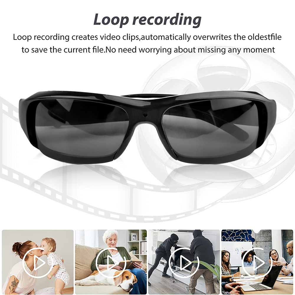 KEBIDUMEI Kamera-Brille 1080P  – Smart Glasses Camera Video Recording 1080P Bewertung und Preis
