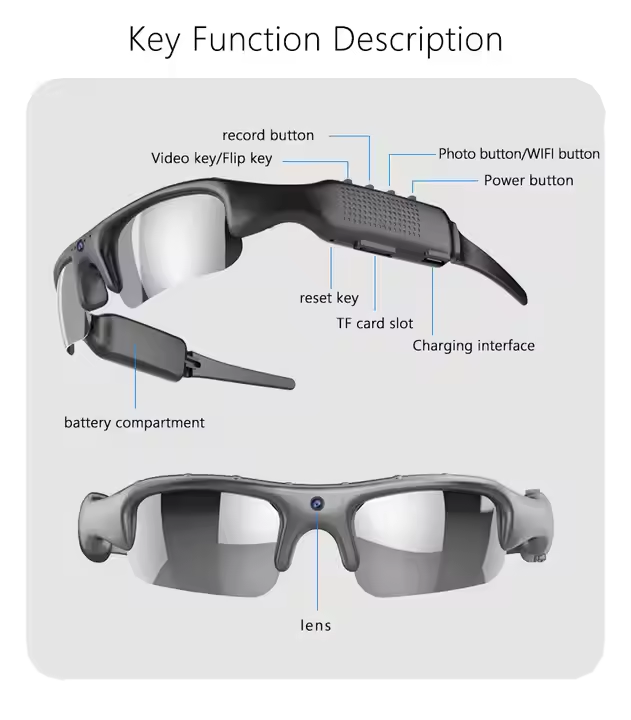 2025 Neue Smarte Fahrrad-Kamer – Photochromic Smart Sunglasses Audio Bewertung und Preis