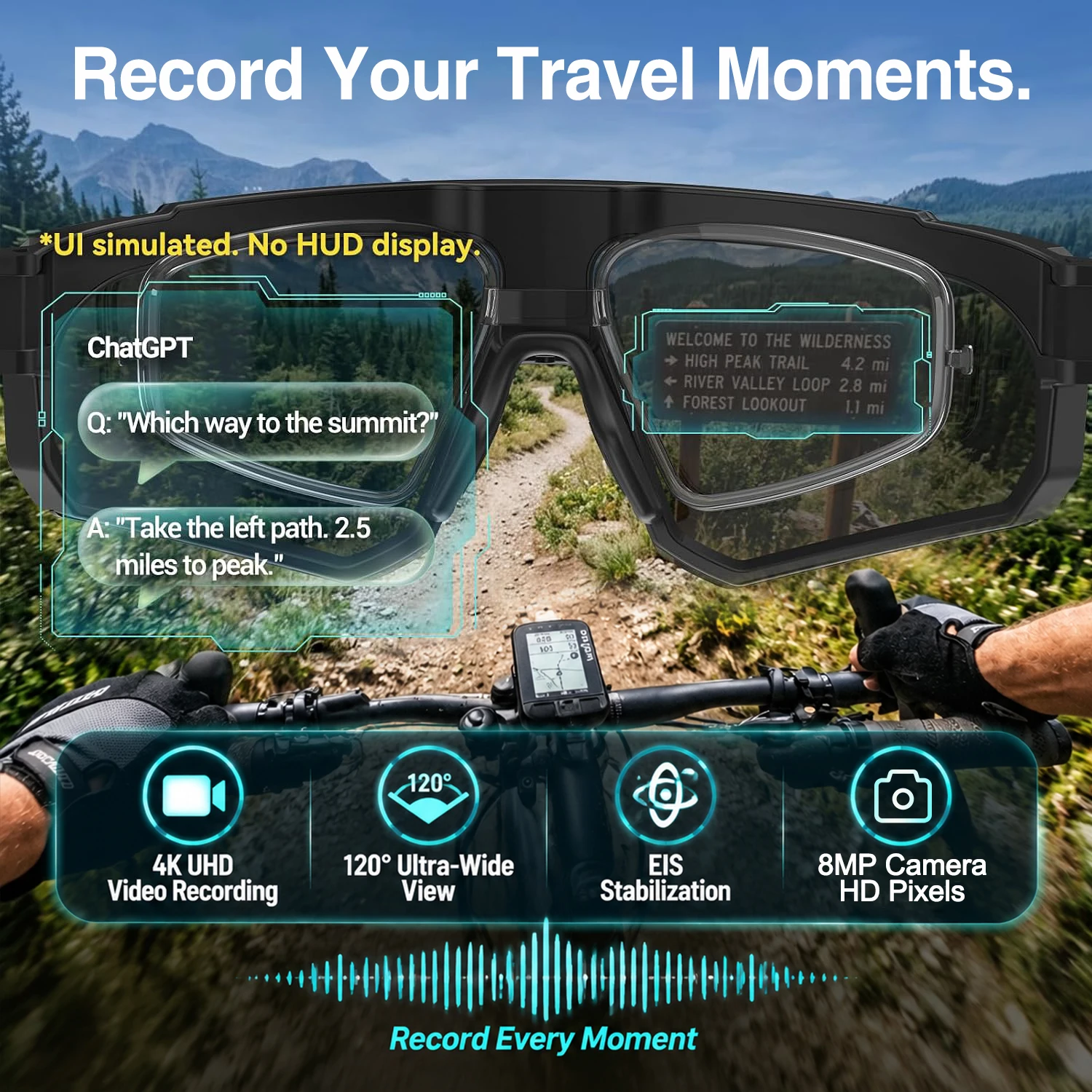 Neue KI-Smart-Brille mit Kamer – Smart Glasses Camera Video Recording 1080P Bewertung und Preis