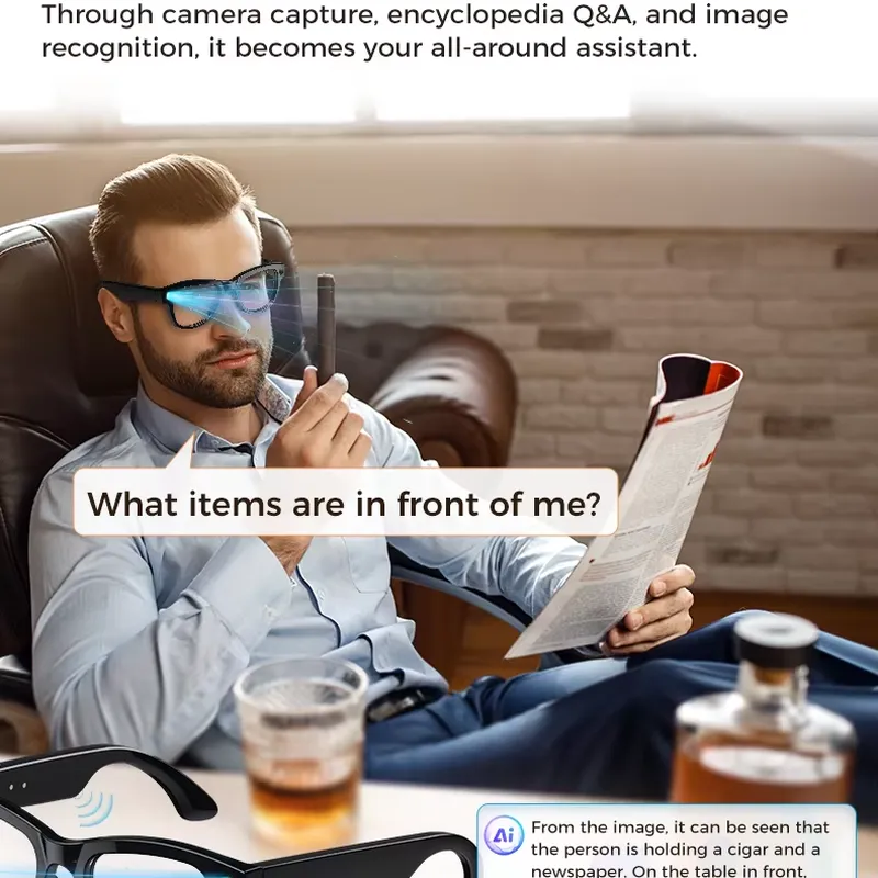 für AI Smart Glasses 4K-Kamera – Smart Audio Glasses Bluetooth Polarized Bewertung und Preis