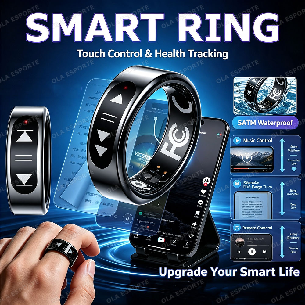 Neuer Touch-Control Smart Ring – Smart Ring Health Tracker Blood Oxygen Bewertung und Preis