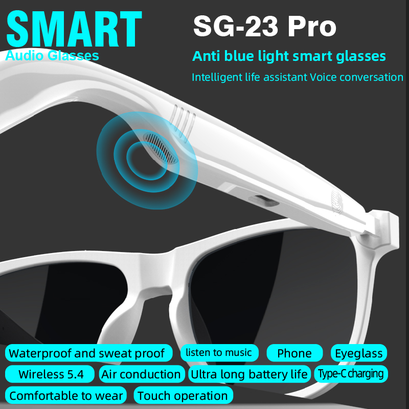 SG-23 Pro Smart Audio Sonnenbr – Smart Audio Glasses Bluetooth Polarized Bewertung und Preis