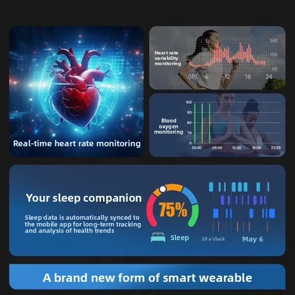 Bunter Abalone-Muschel Smart R – Smart Ring Health Tracker Blood Oxygen Bewertung und Preis
