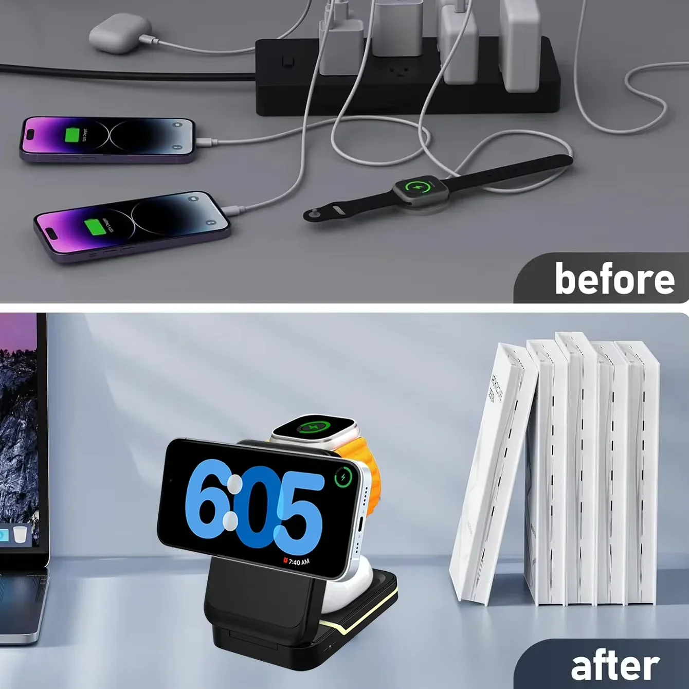 3-in-1 Magnetisches Faltbares  – Smart Glasses Magnetic Charging Cable Bewertung und Preis