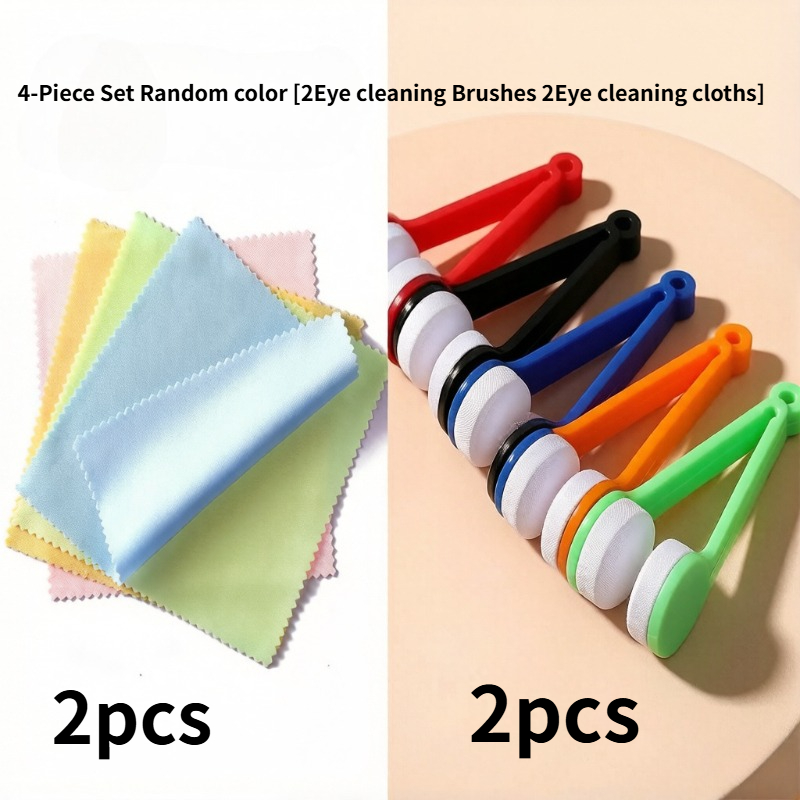 4-teiliges Brillenreinigungsse – Eyewear Cleaning Cloth Microfiber Kit Bewertung und Preis
