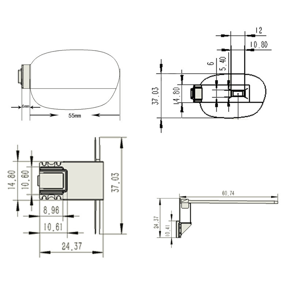 0,23 Zoll Micro OLED AR Displa – Ar Smart Glasses Display Micro Oled Bewertung und Preis