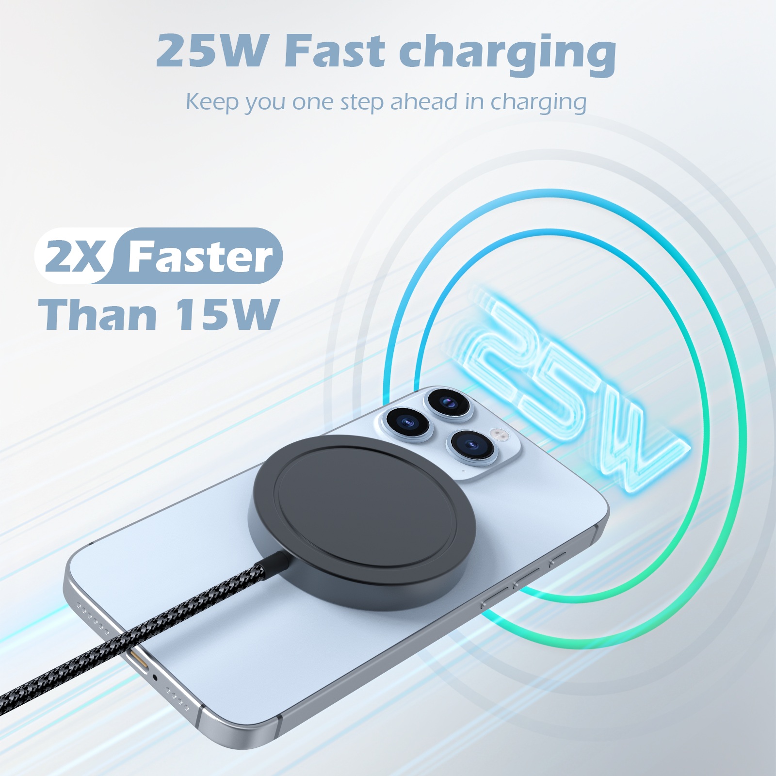 25W Magnetisches Kabelloses La – Smart Glasses Magnetic Charging Cable Bewertung und Preis