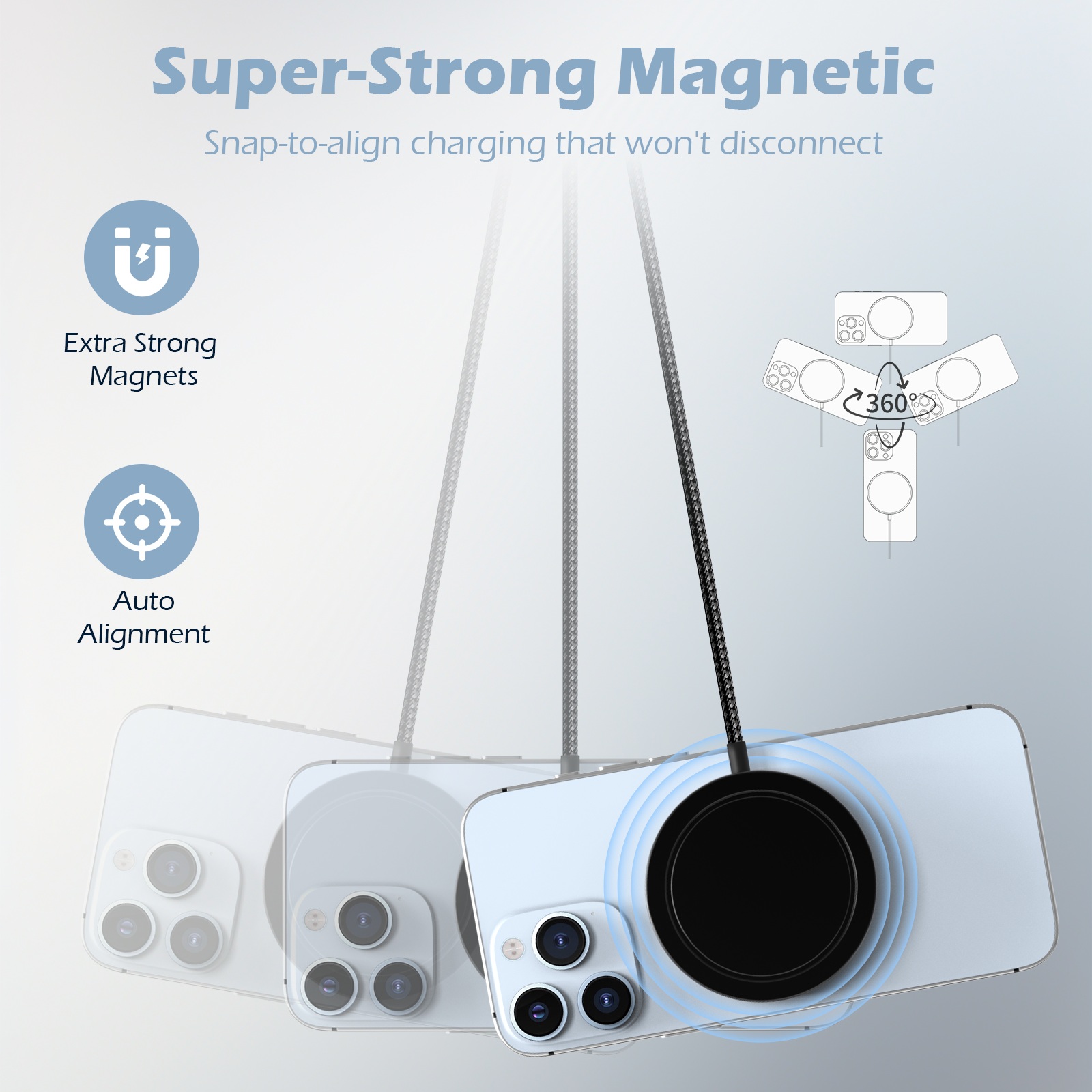 25W Magnetisches Kabelloses La – Smart Glasses Magnetic Charging Cable Bewertung und Preis