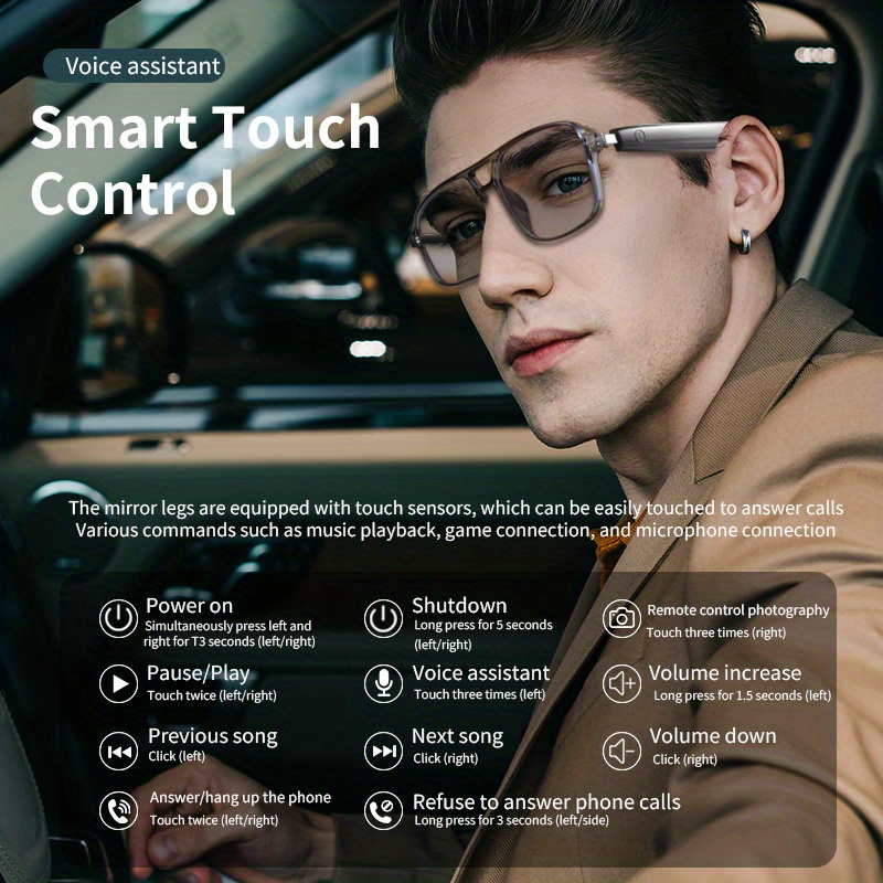 Shuangqiao Kabellose Audio-Sma – Photochromic Smart Sunglasses Audio Bewertung und Preis