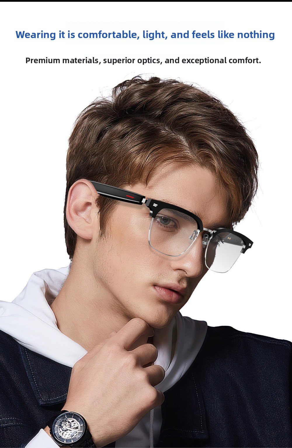 Smarte Bluetooth-Brille mit Op – Blue Light Blocking Smart Audio Glasses Bewertung und Preis