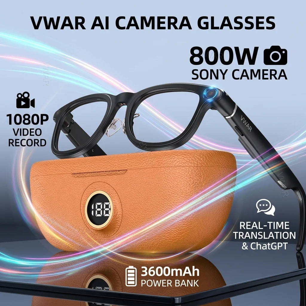 2026 Smarte KI-Brille 4K HD-Ka – Smart Glasses Camera Video Recording 1080P Bewertung und Preis