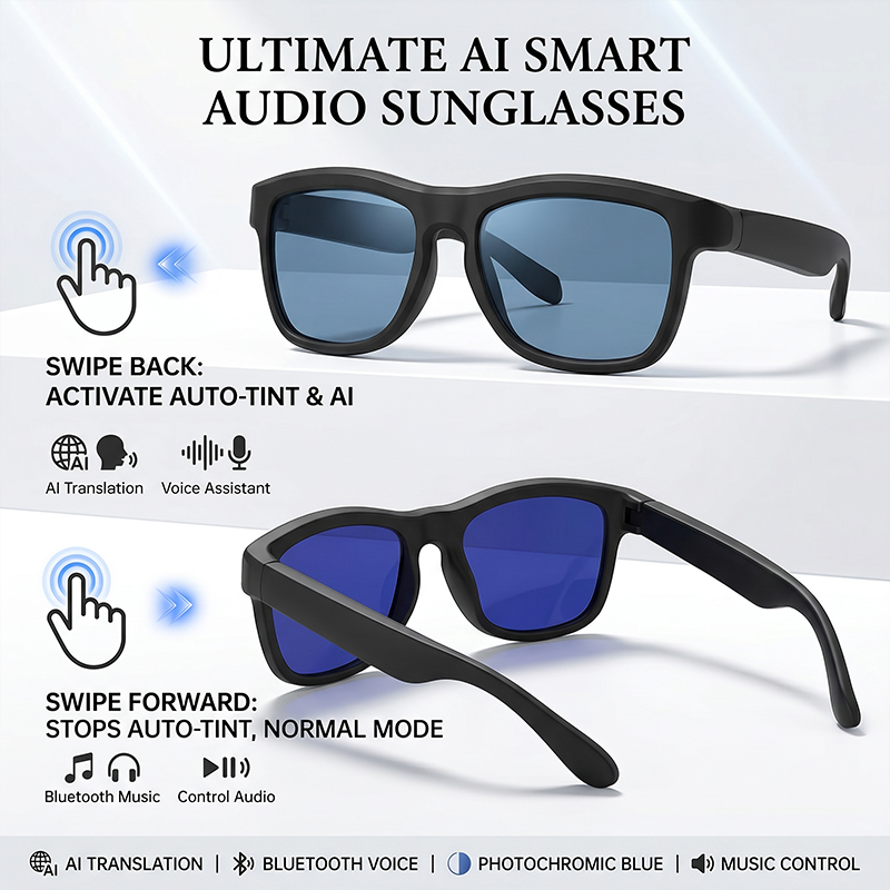 KI-Übersetzungs-Smart-Touch Au – Photochromic Smart Sunglasses Audio Bewertung und Preis