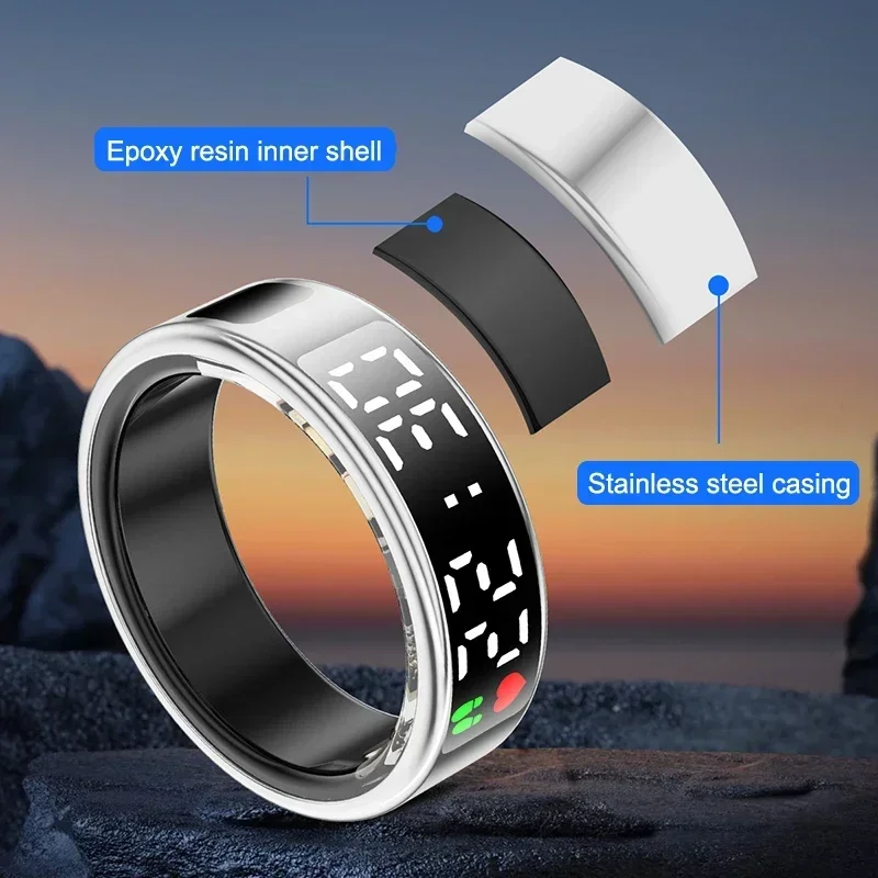 Smart Ring Für Männer Frauen M – Smart Ring Health Tracker Blood Oxygen Bewertung und Preis