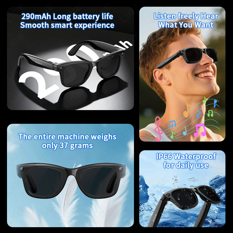 KI-Smart-Brille mit 5 Millione – Smart Glasses Camera Video Recording 1080P Bewertung und Preis